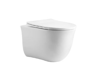 Унитаз подвесной Aquatek Классик AQ1112T-00 безободковый смыв торнадо белый